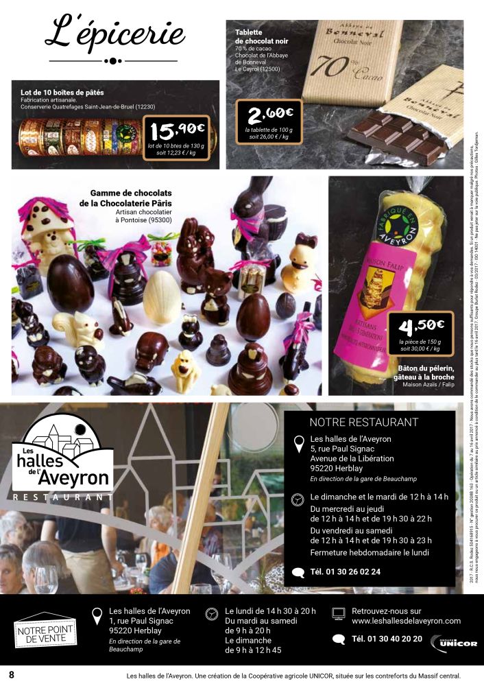 Le magasin de Herblay Les Halles de l'aveyron