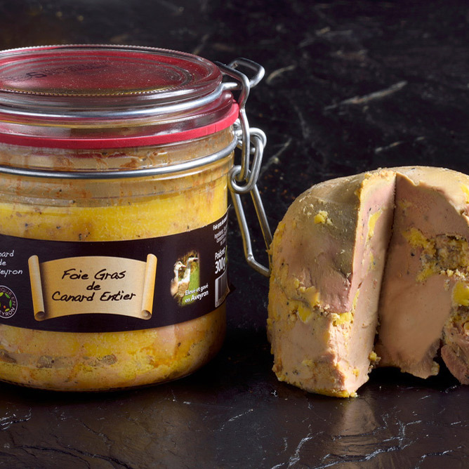 Terrine de foie gras 300g Les Halles de l'Aveyron Les Halles de l'Aveyron